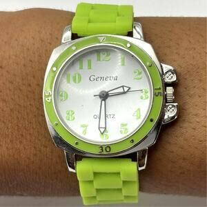 Green & Silver Men's Watch